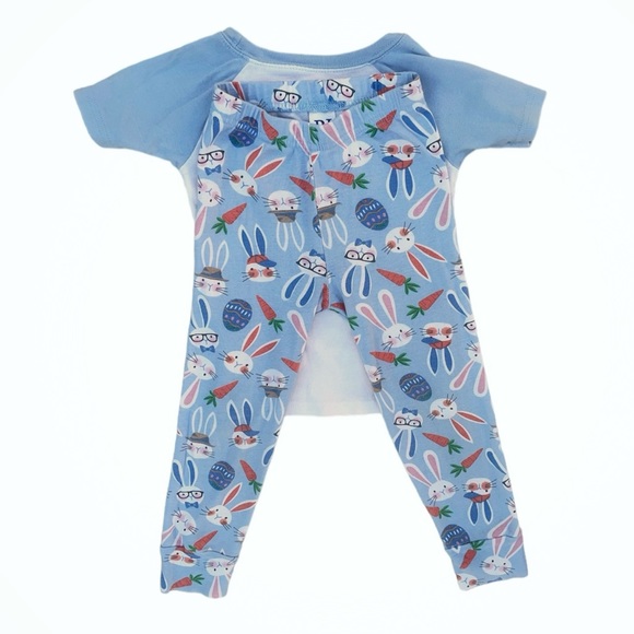 Easter Bunny Pajamas Blue - 4 T - Picture 3 of 6